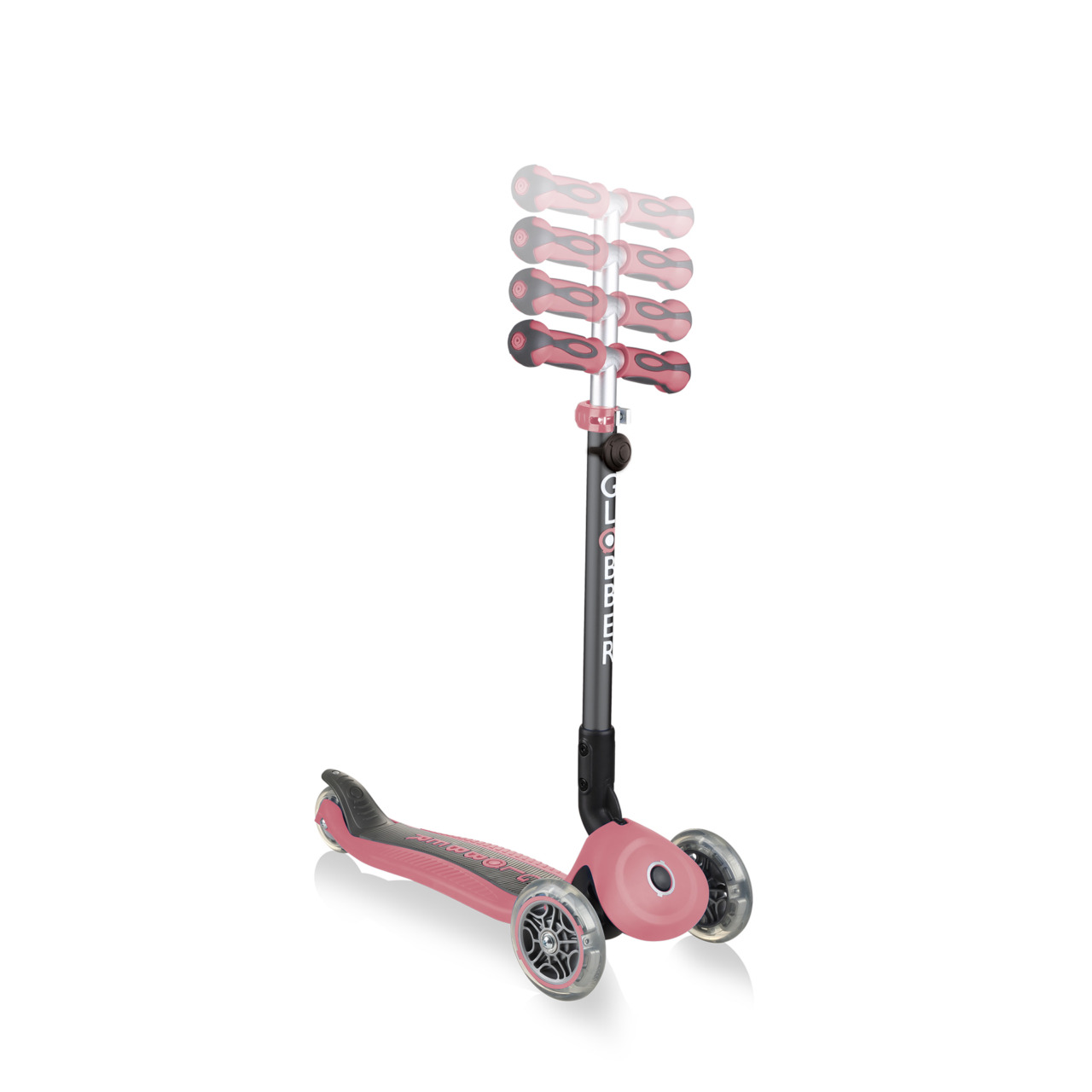 648 210 Pink Scooter With Adjustable T Bar