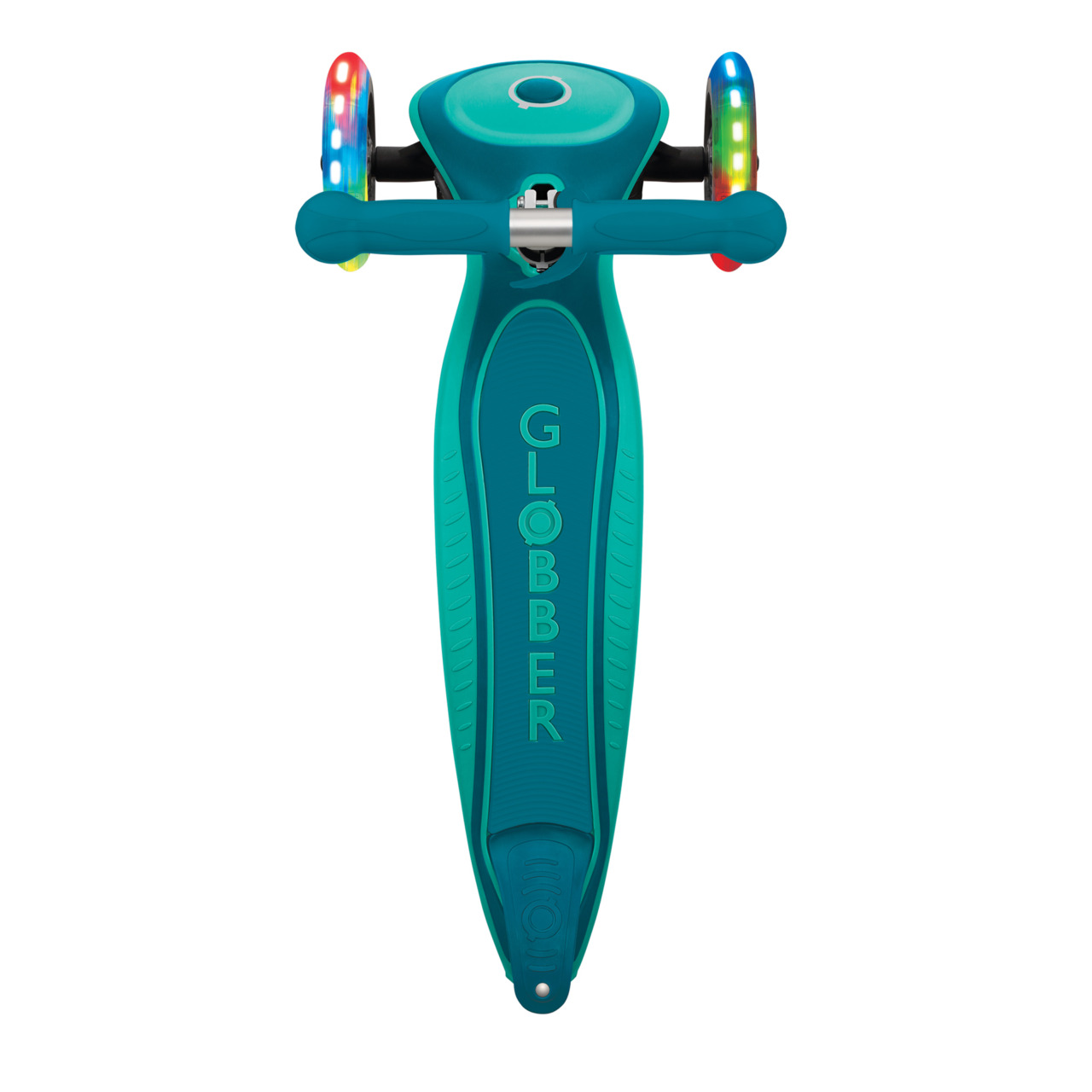 439 107 Green Led Wheel Scooter