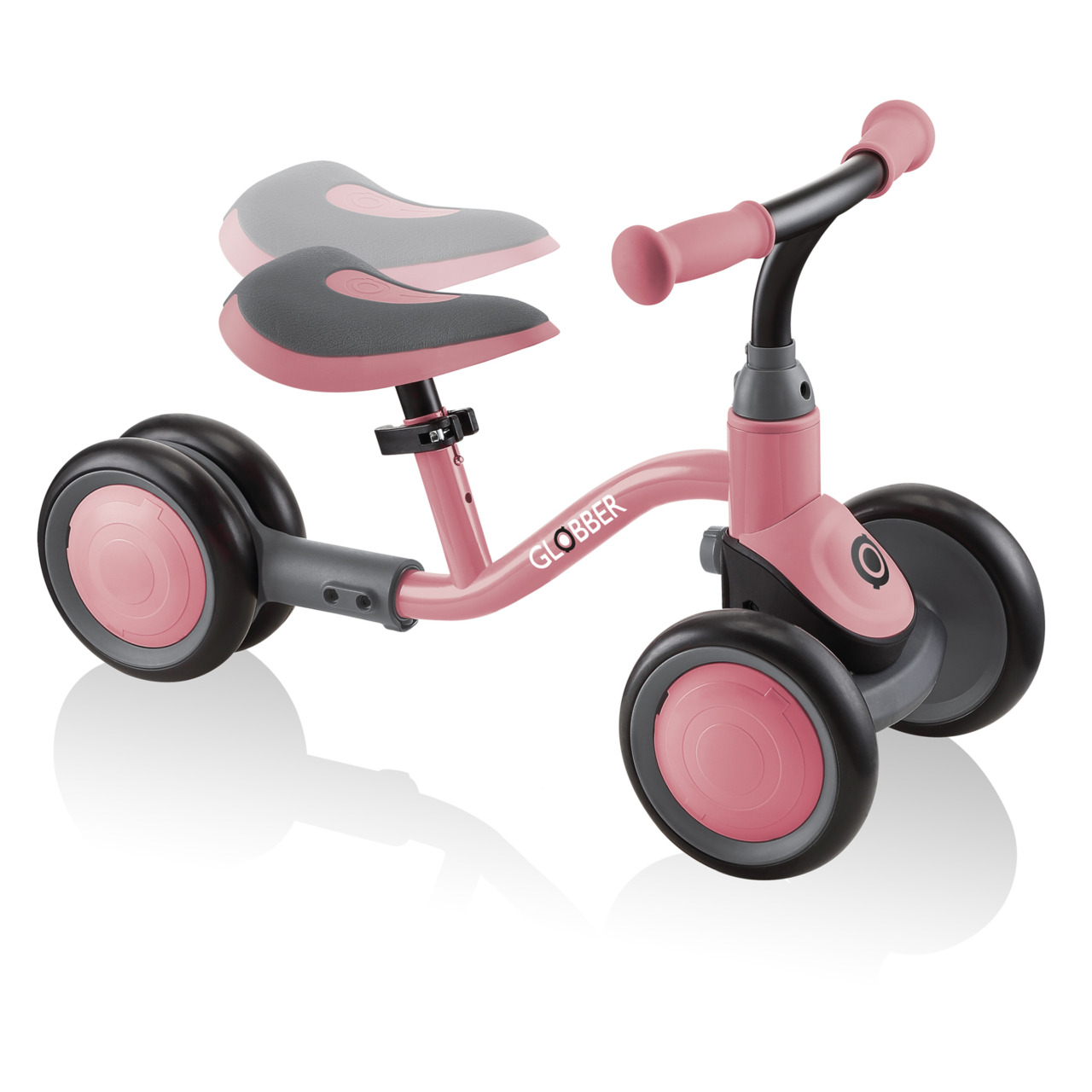 635 211 3 Wheel Balance Bike With 2 Height Adjustable Saddle