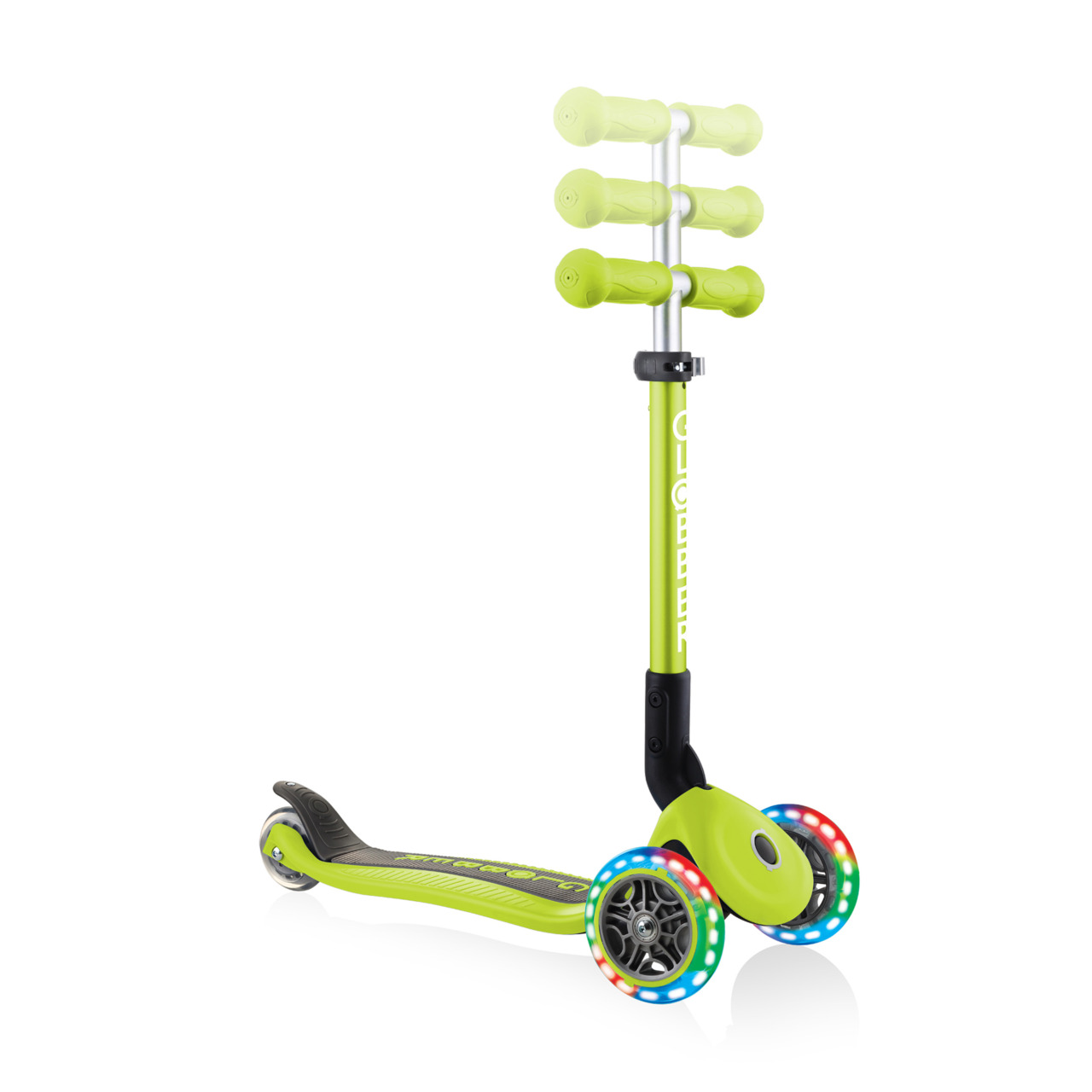 437 106 Green Scooter With Adjustable T Bar