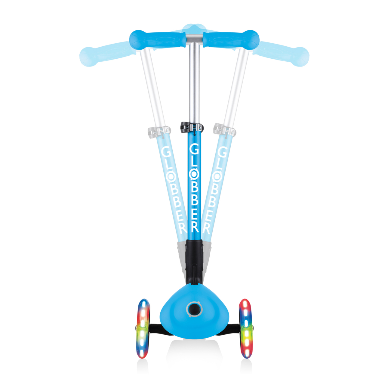 433 101 Light Up Scooter With Steering Lock System