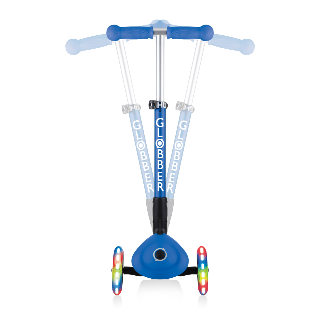 433 100 Light Up Scooter With Steering Lock System
