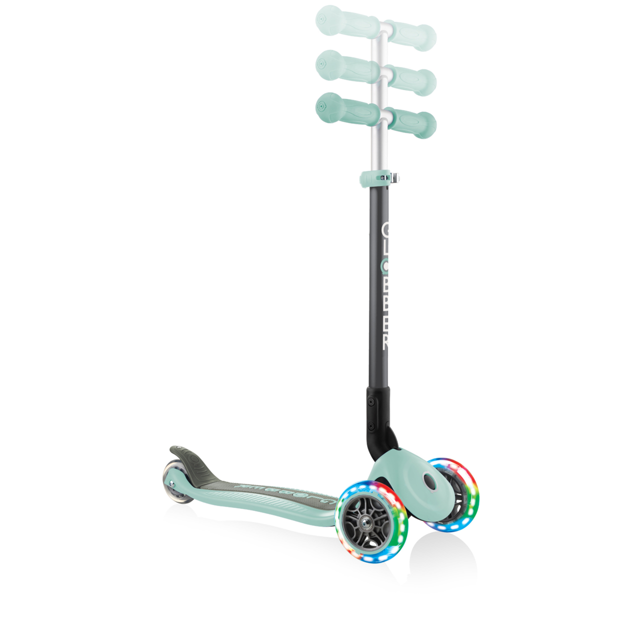 432 206 2 Mint Adjustable Scooter With Light Up Wheels