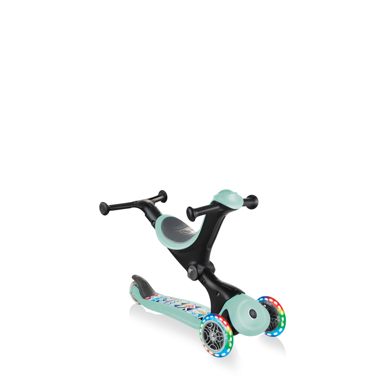 3 In 1 Scooter For Toddlers Walking Bike Mode Globber GO UP DELUXE FANTASY LIGHTS