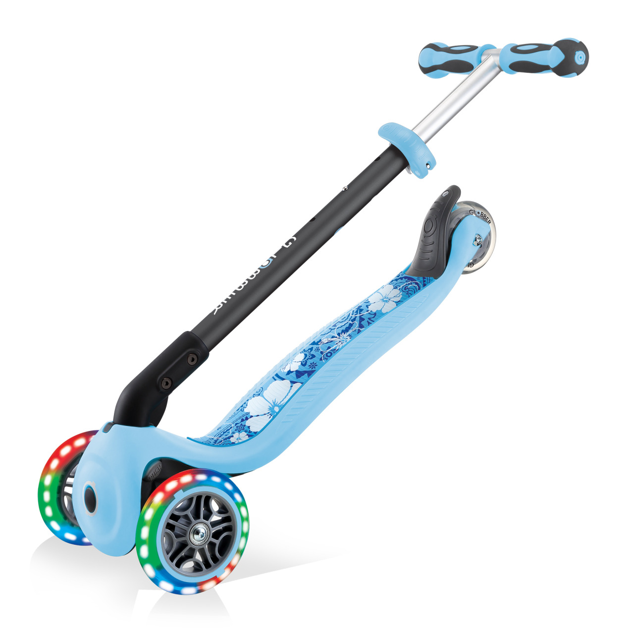 3 Wheel Foldable Scooter For Toddlers GO UP DELUXE FANTASY LIGHTS