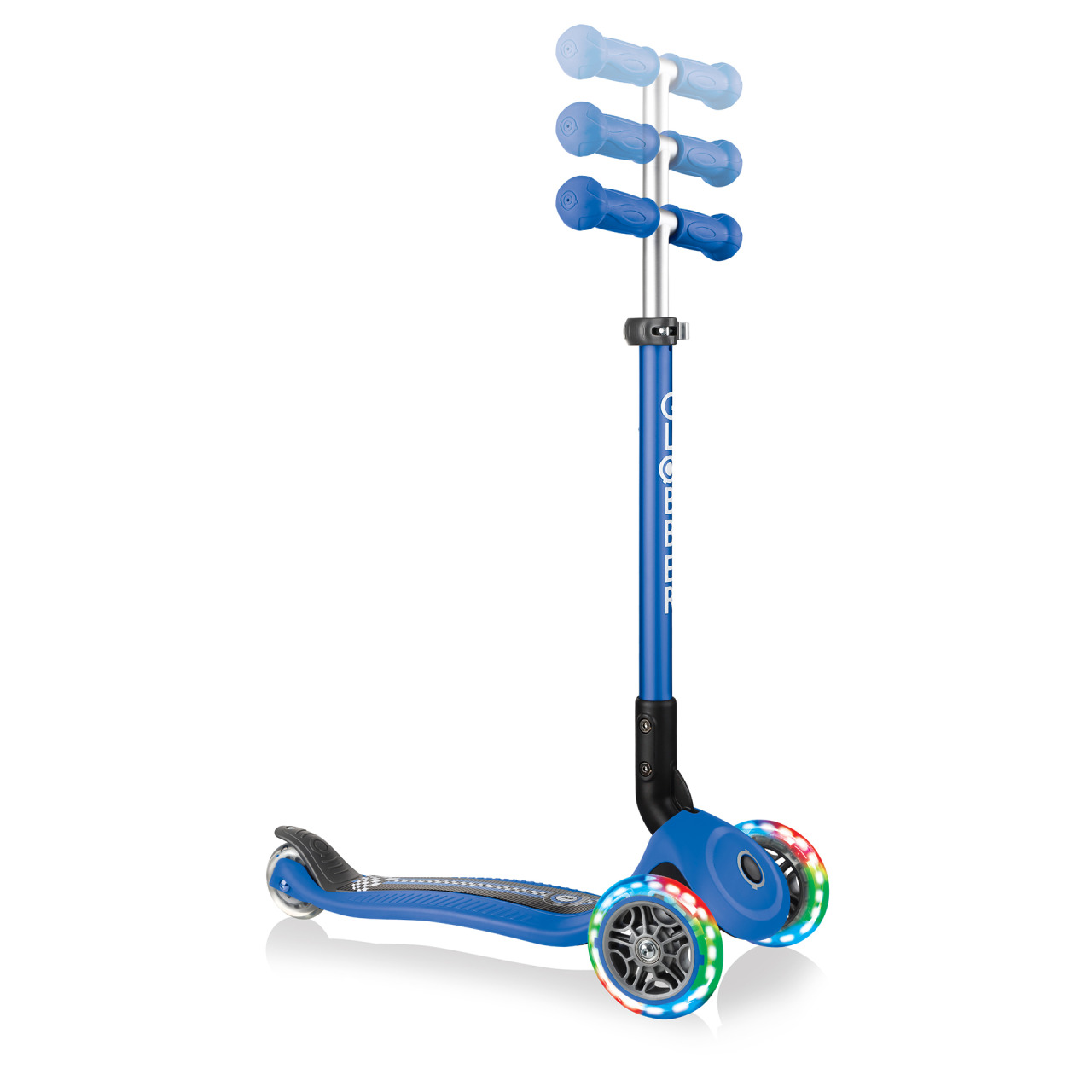 3 Wheel Light Up Scooter With Adjustable T Bar