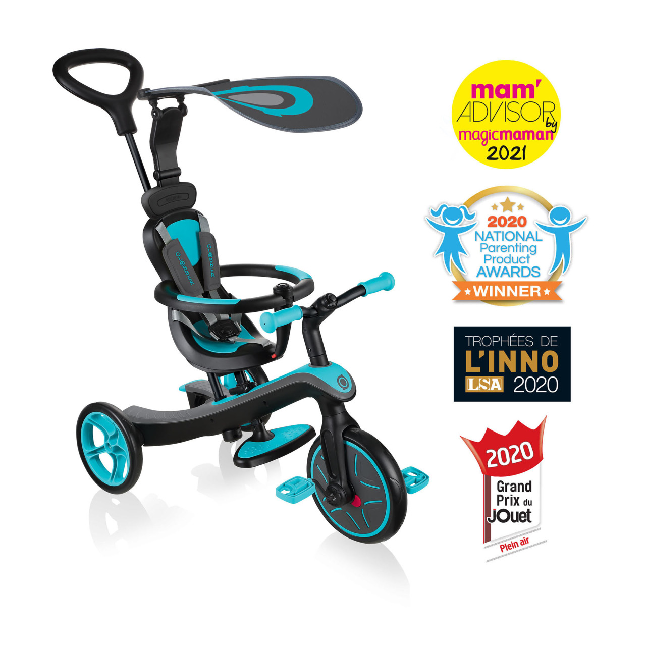 4 In 1 Tricycle Infant Trike