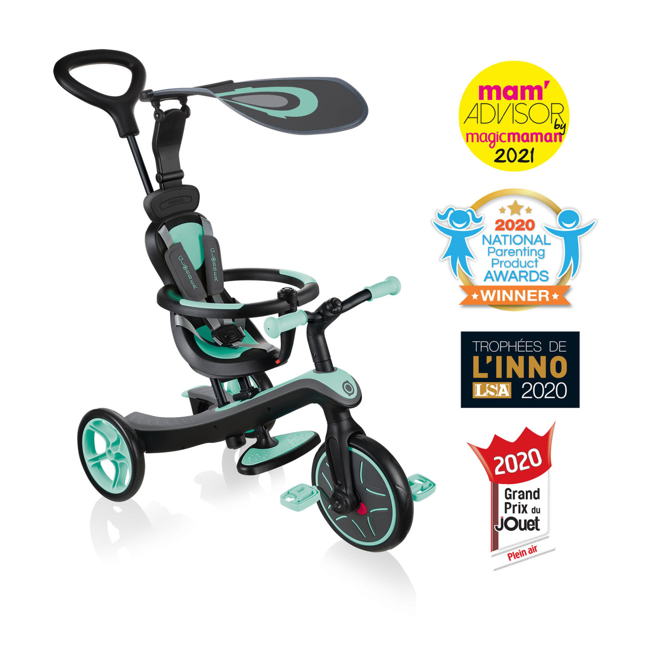 4 In 1 Tricycle Infant Trike