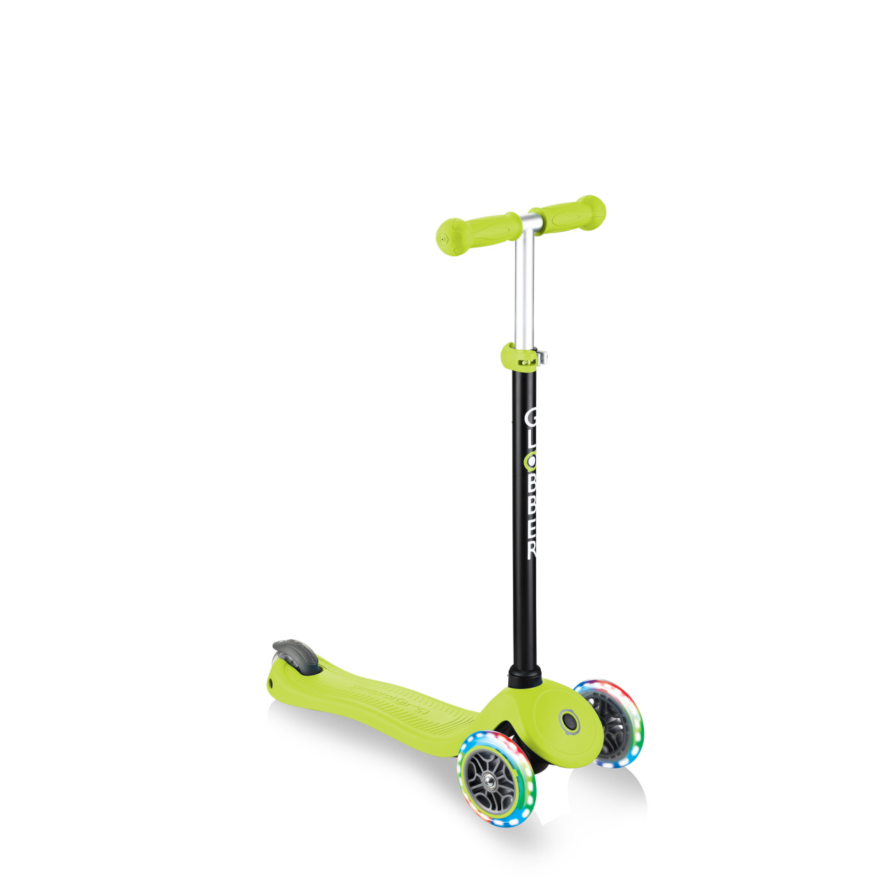 GO UP SPORTY PLUS LIGHTS Scooter With Seat Scooter Mode Lime Green