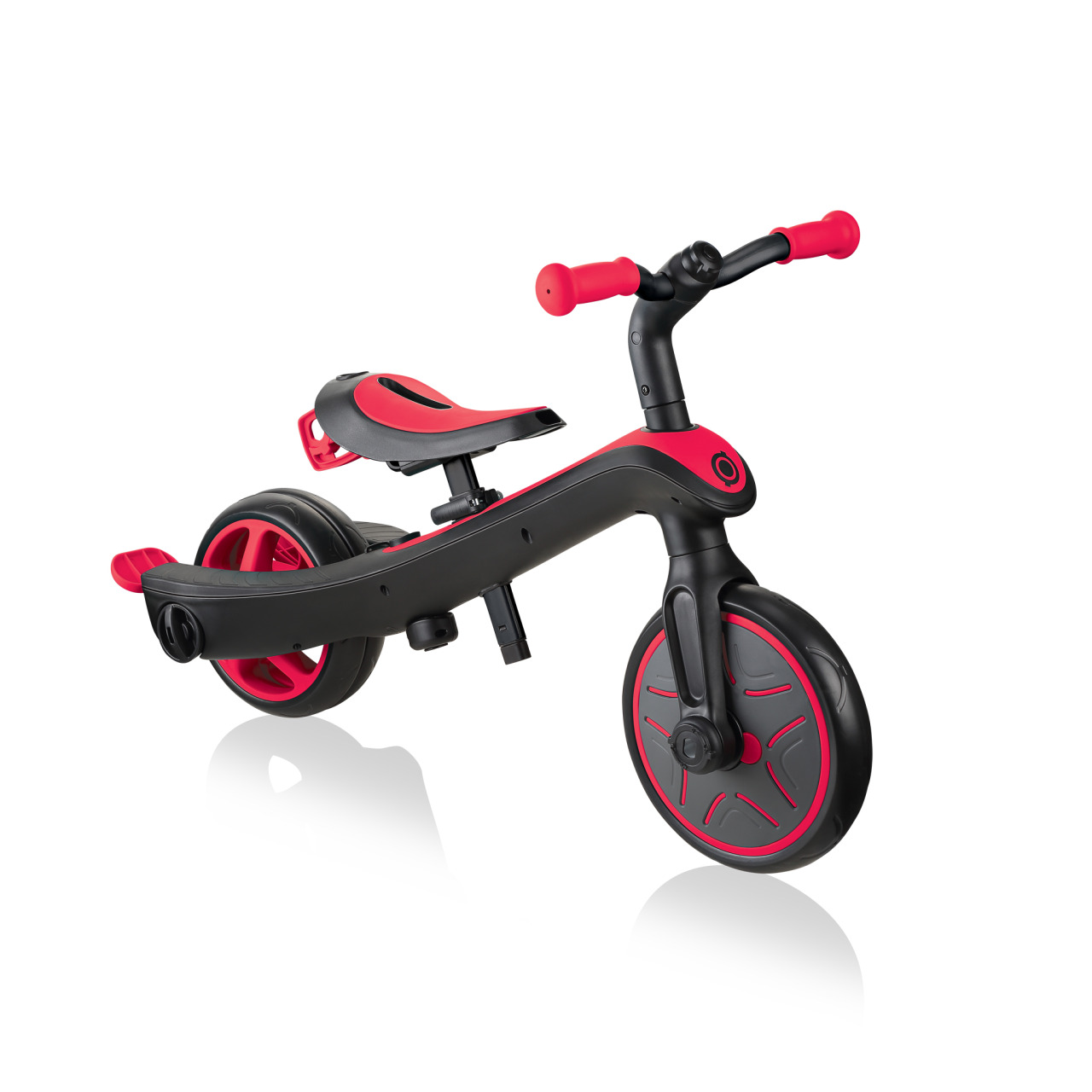 Globber EXPLORER TRIKE 3in1 All In One Baby Tricycle And Kids Balance Bike Stage 2 Balance Bike New Red