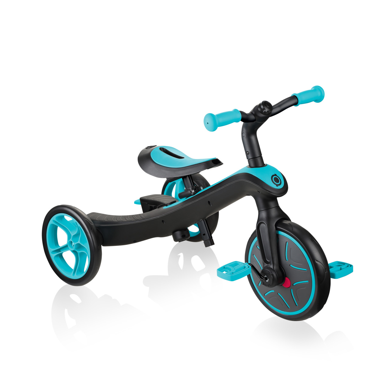 Globber EXPLORER TRIKE 3in1 All In One Baby Tricycle And Kids Balance Bike Stage 2 Training Trike Teal