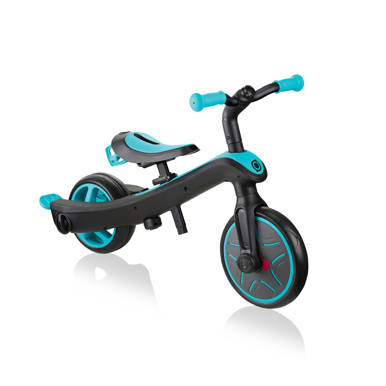 Globber EXPLORER TRIKE 3in1 All In One Baby Tricycle And Kids Balance Bike Stage 3 Balance Bike Teal