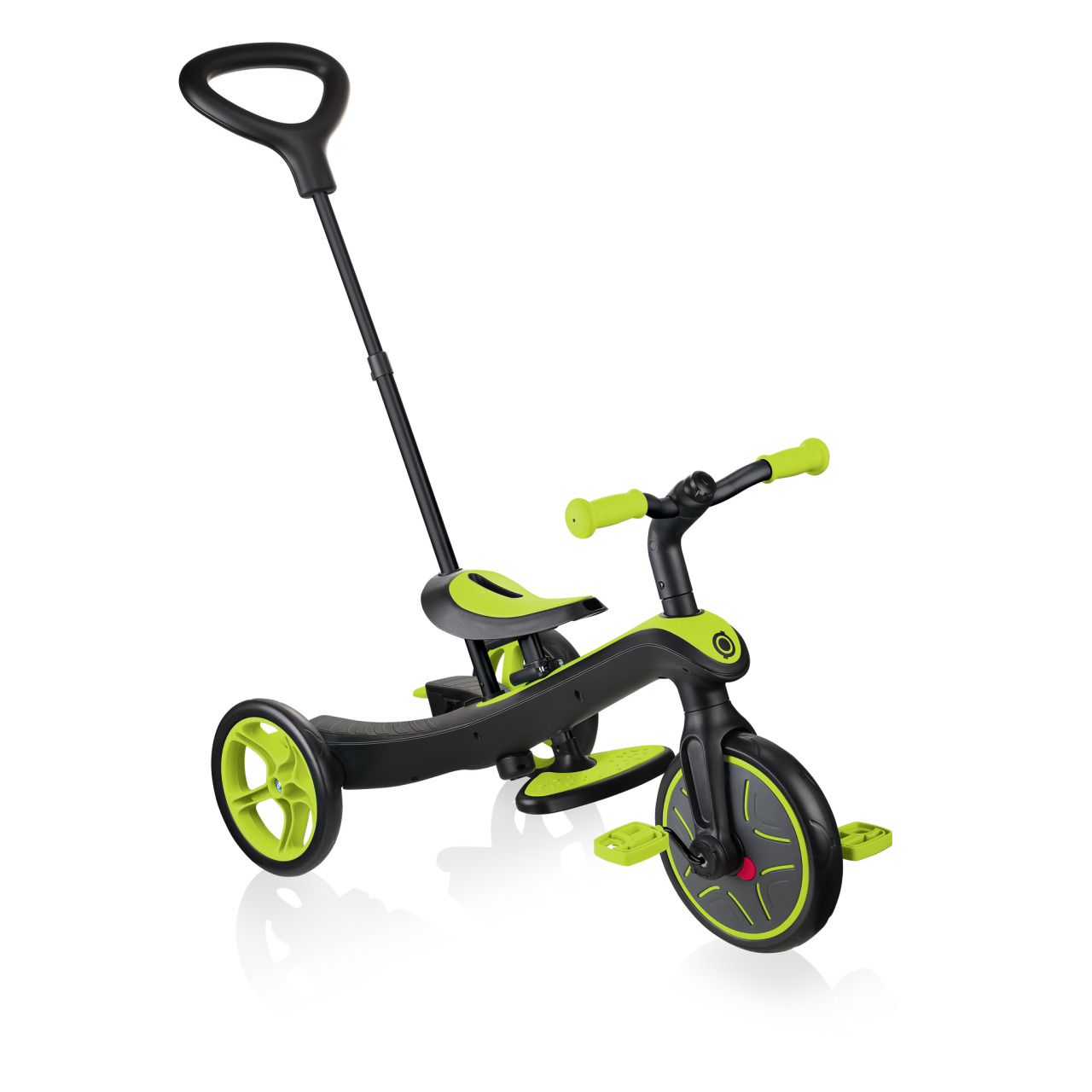 Globber EXPLORER TRIKE 3in1 All In One Baby Tricycle And Kids Balance Bike Stage1 Guided Trike Lime Green