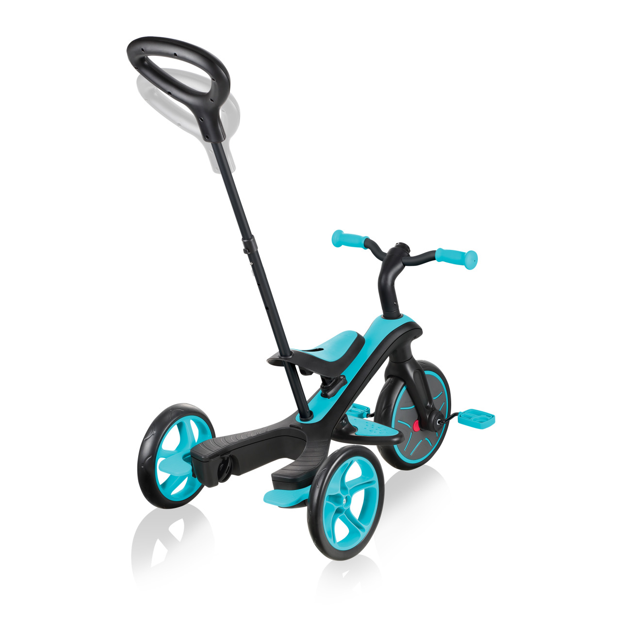 Globber EXPLORER TRIKE 3in1 All In One Baby Tricycle And Kids Balance Bike With 2 Height Adjustable Parent Handle Teal