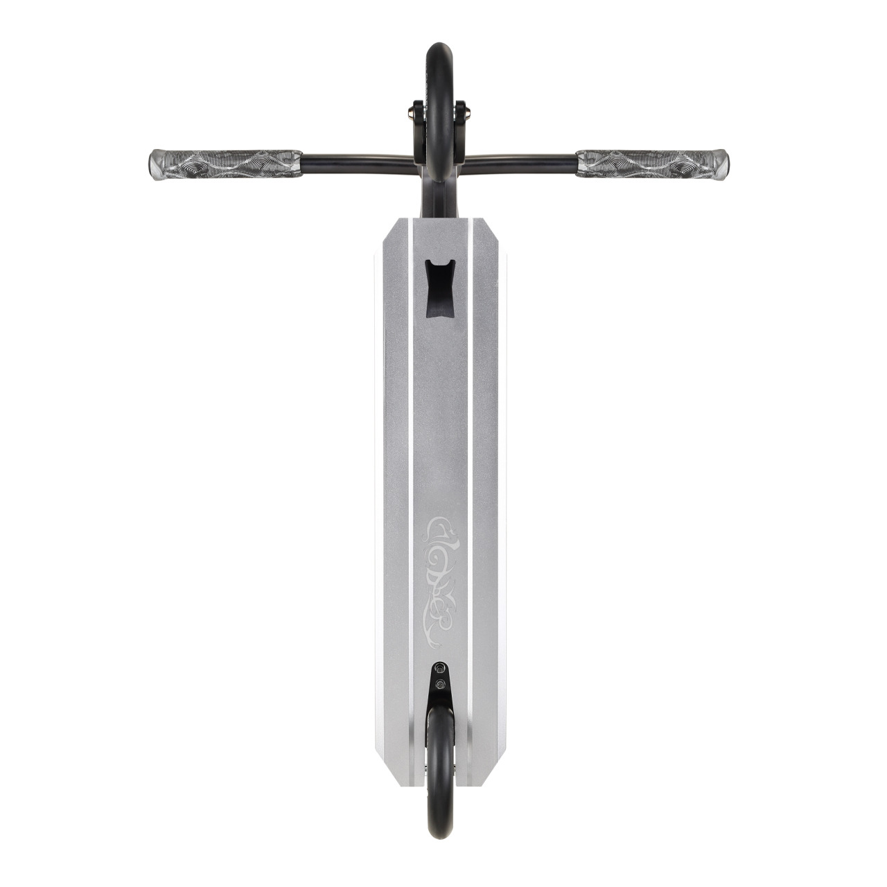Globber GS 900 Best Stunt Scooter For Freestylers Aged 8 And Above With Laser Logo On The Rear Deck Grey