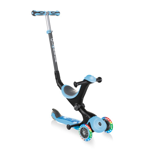 Scooter With Seat For Toddlers Globber GO UP DELUXE FANTASY LIGHTS