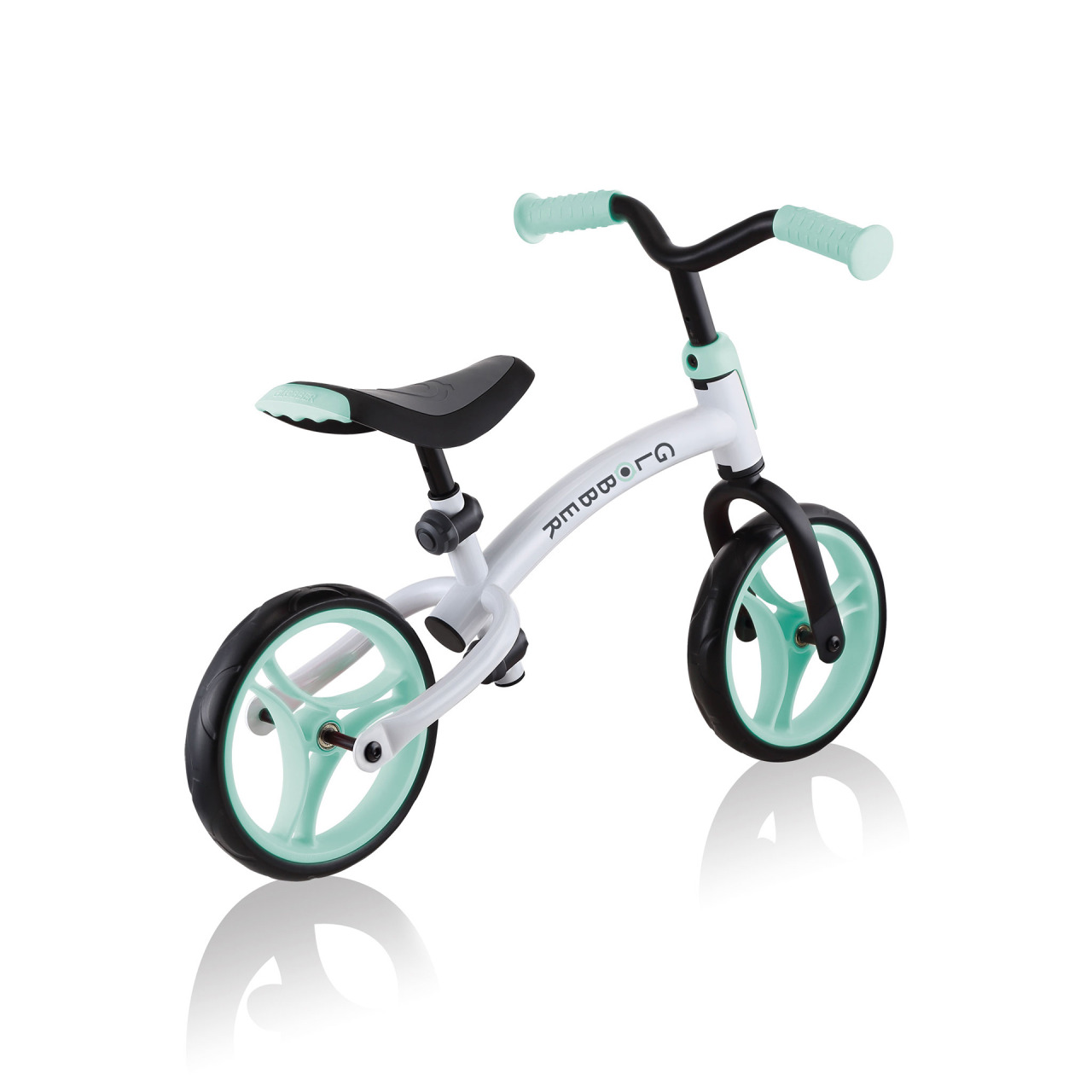 Adjustable Mint Balance Bike For Toddlers