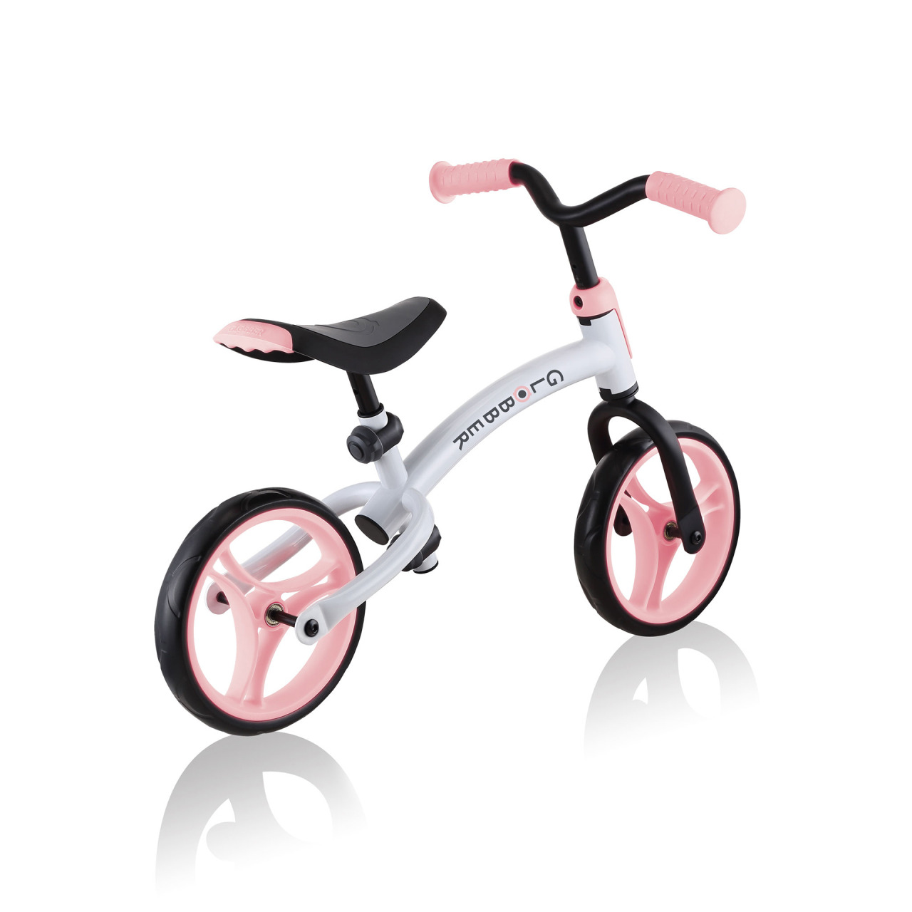 Adjustable Pink Balance Bike For Toddlers