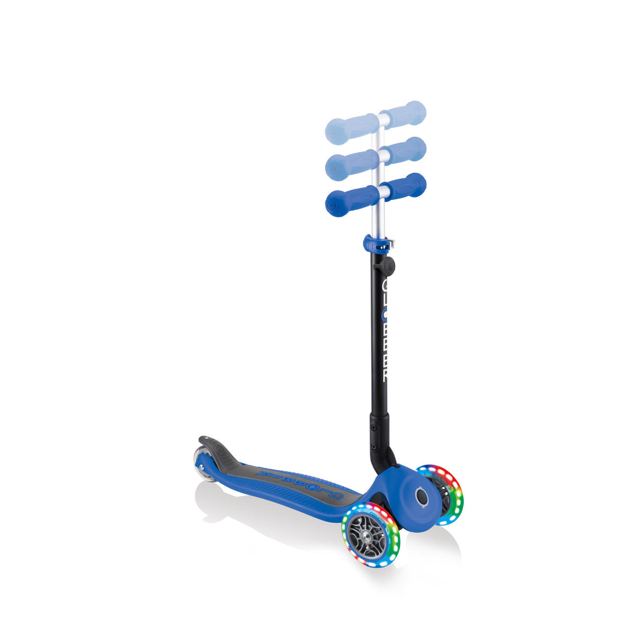 Blue Scooter With Adjustable T Bar