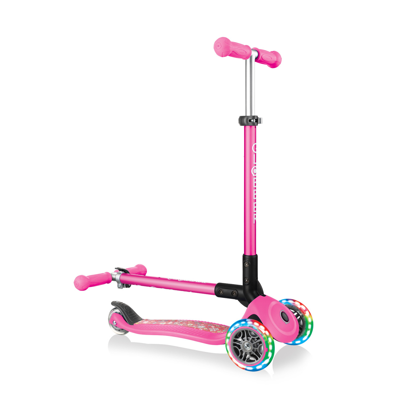 Foldable 3 Wheel Scooter With Light Up Wheels