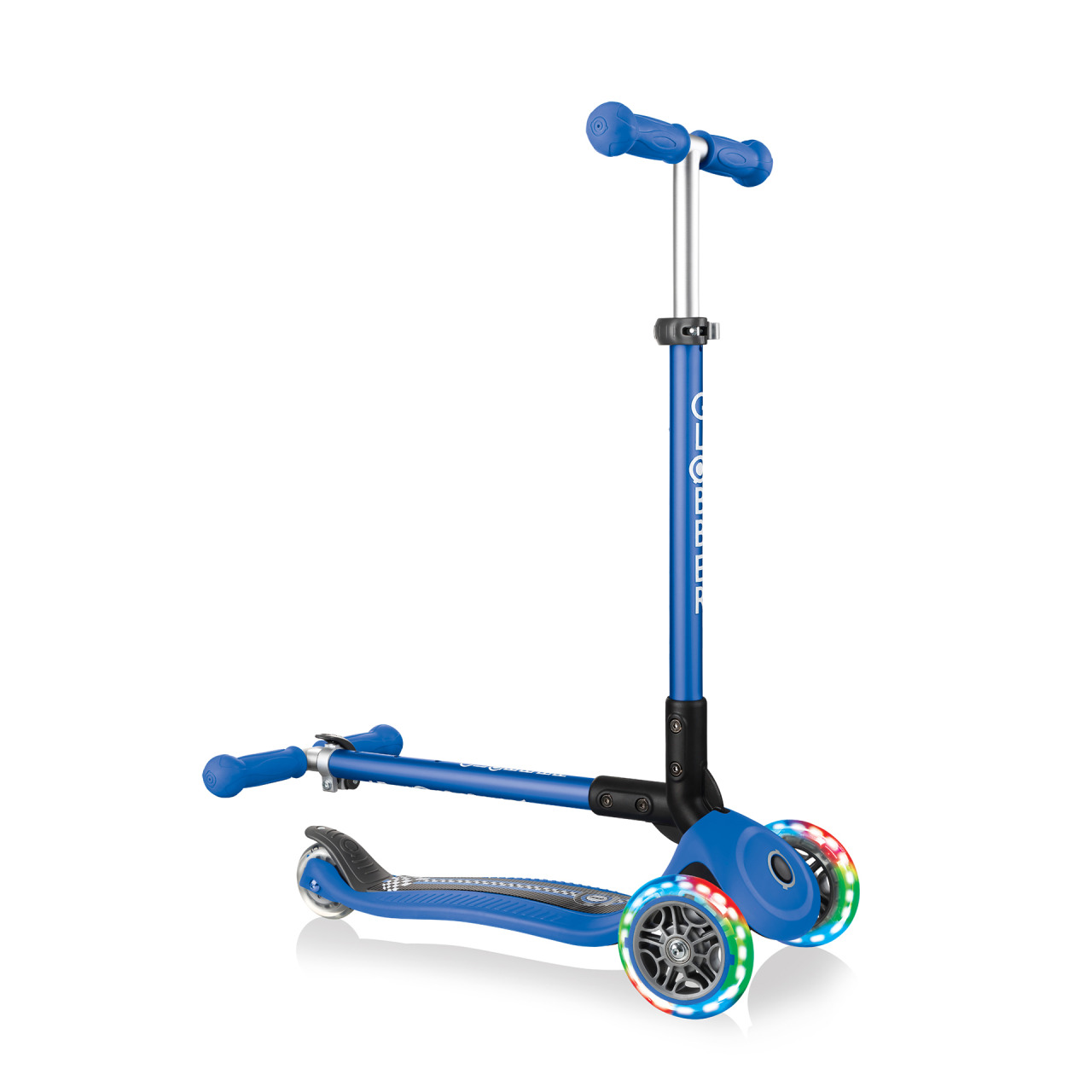 Foldable 3 Wheel Scooter With Light Up Wheels