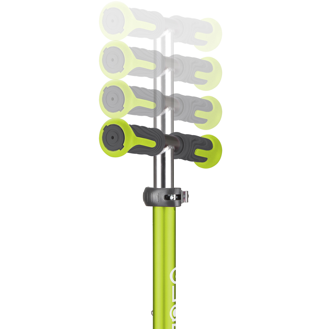 Green Scooter For Kids With Adjustable T Bar