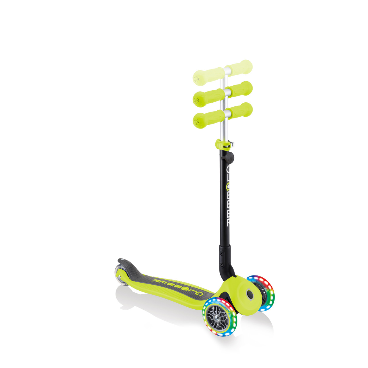 Green Scooter With Adjustable T Bar