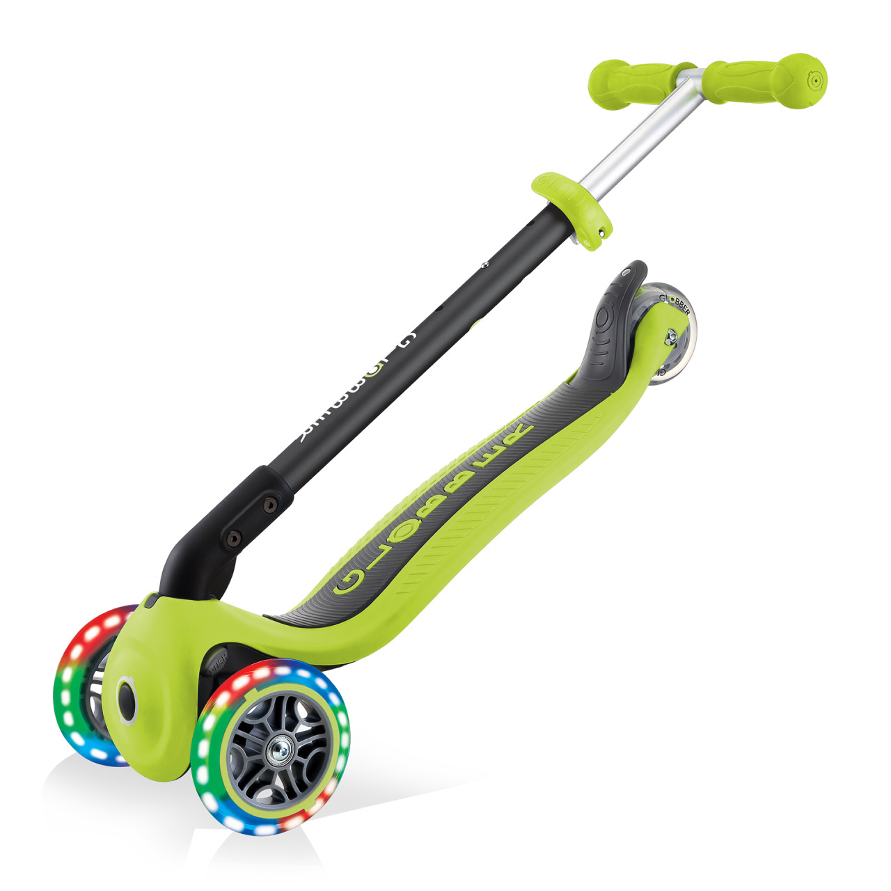 Light Up Foldable Scooter With Seat