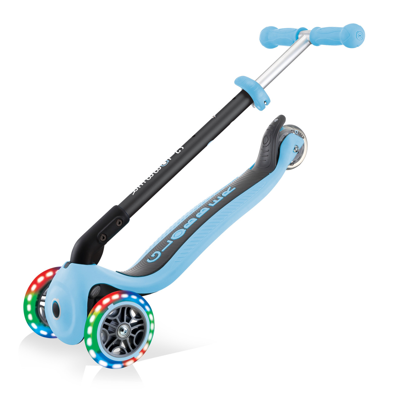 Light Up Foldable Scooter With Seat