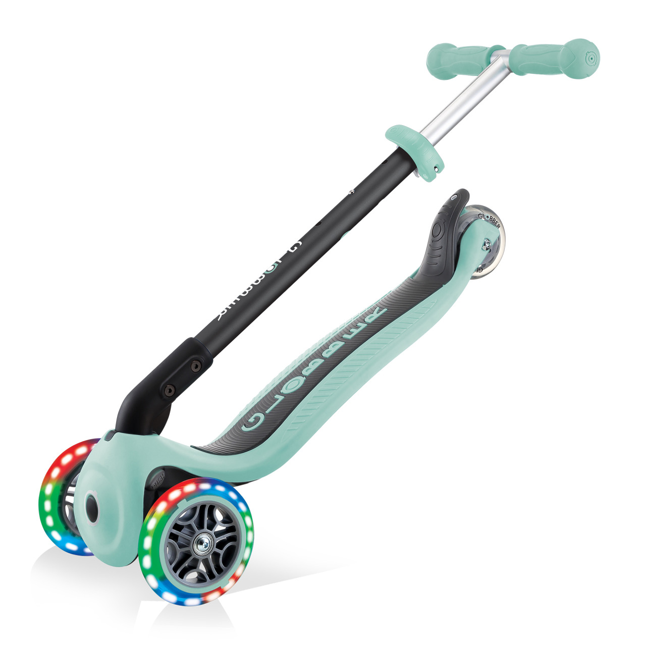 Light Up Foldable Scooter With Seat