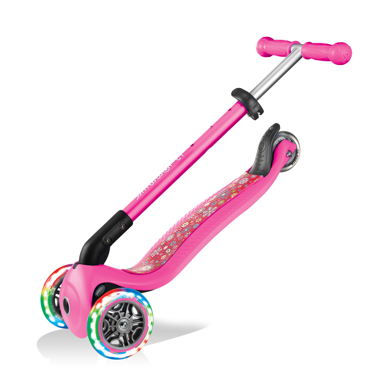 Light Up Scooter For Kids Trolley Mode