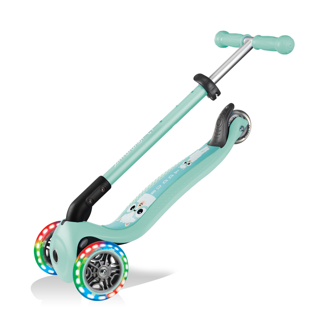 Light Up Scooter For Kids Trolley Mode