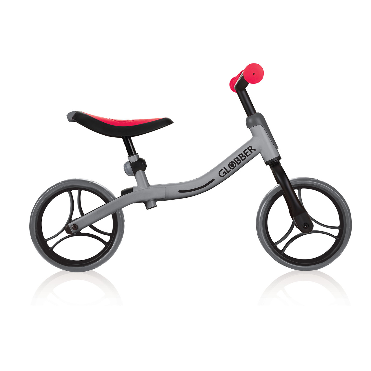 Silver Red Balance Bike