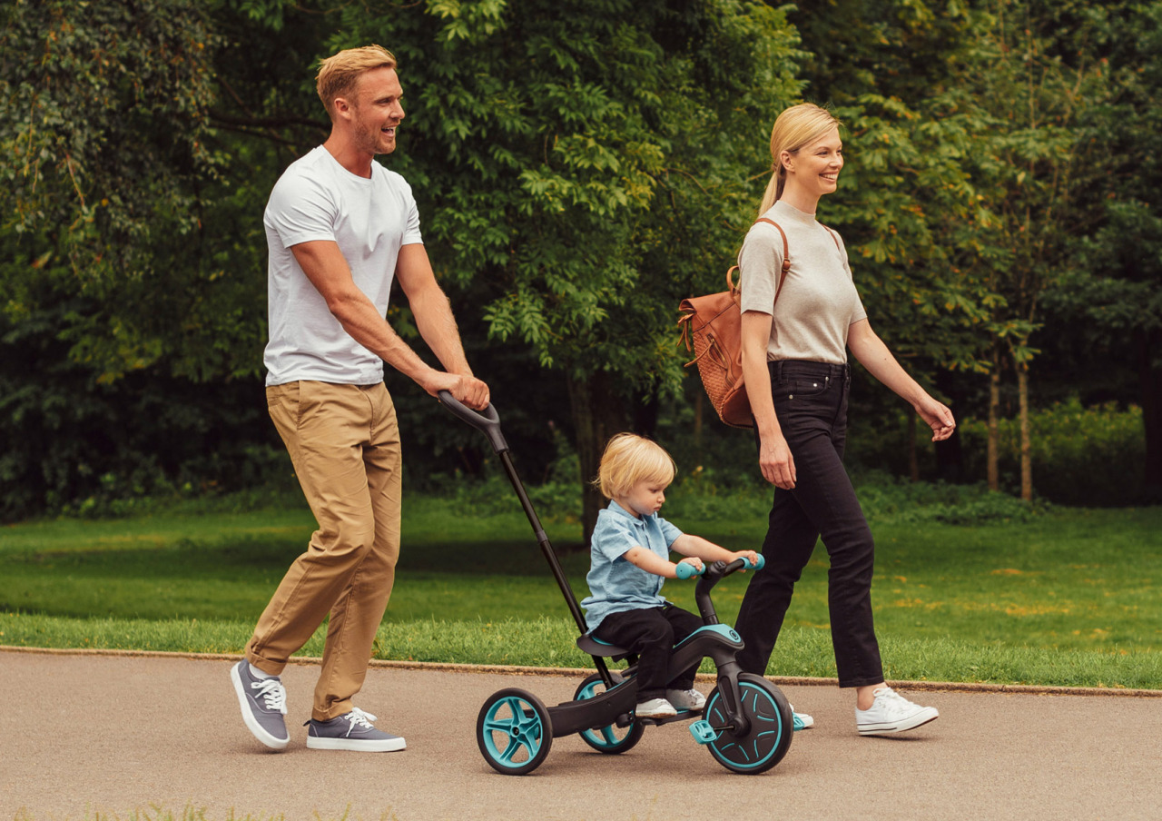 Tricycle With Push Handle