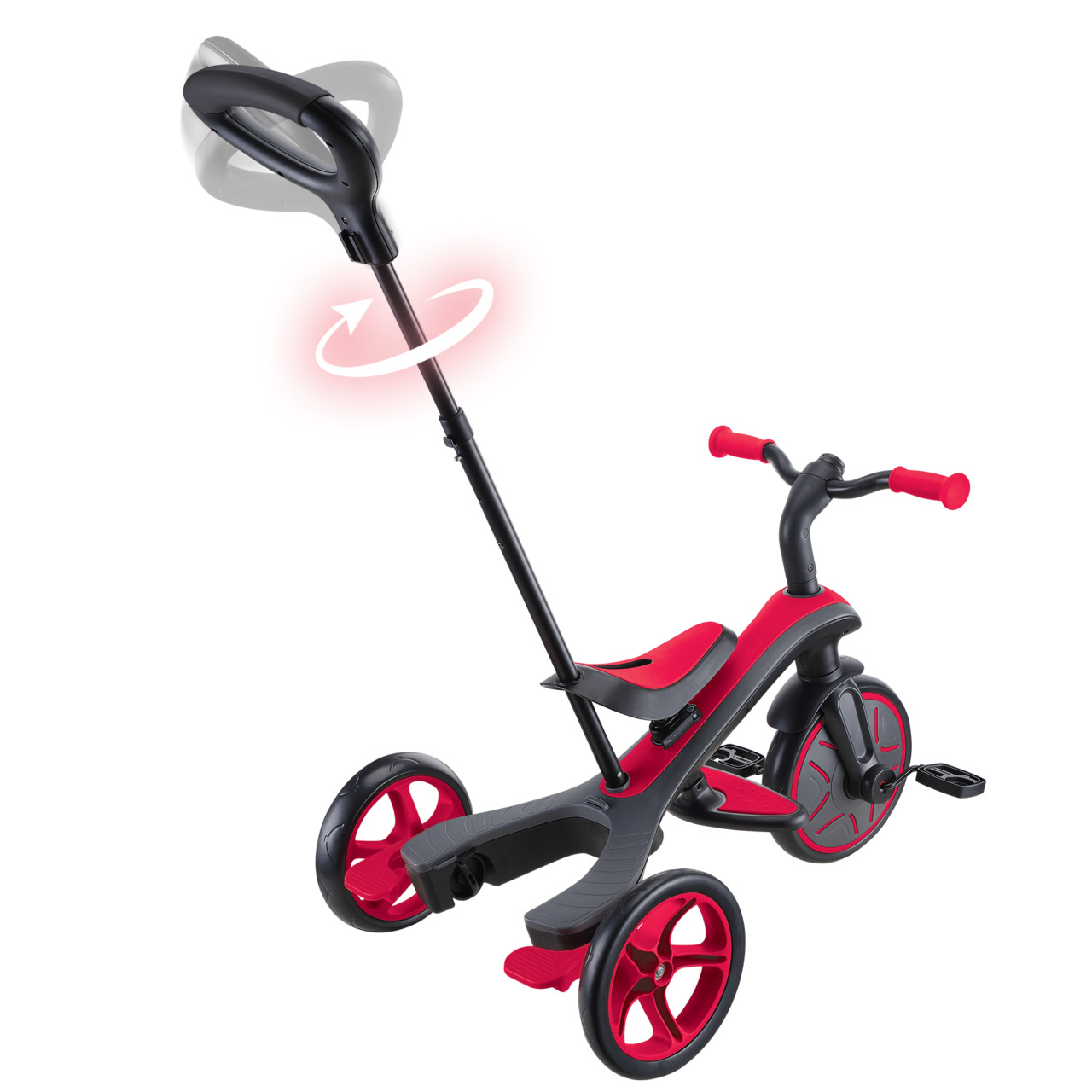 634 102 Tricycle With 2 Height Adjustable Parent Handle