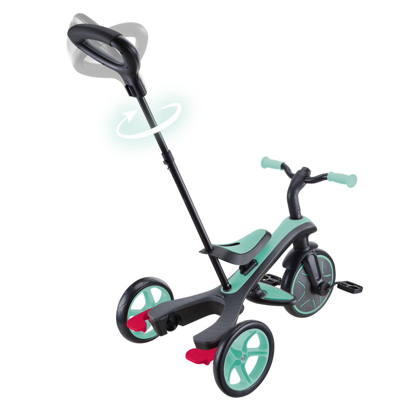 634 206 Tricycle With 2 Height Adjustable Parent Handle