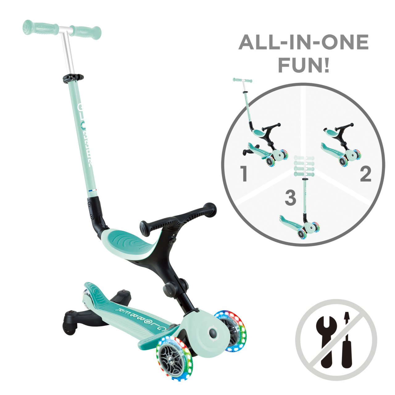 749 206 All In One 3 Wheel Scooter For Kids
