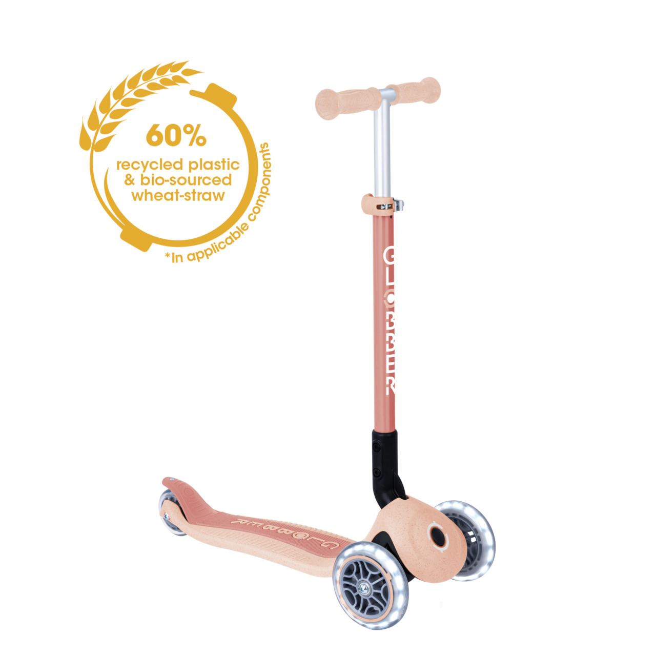 696 506 2 3 Wheel Eco Scooter With Led Lights