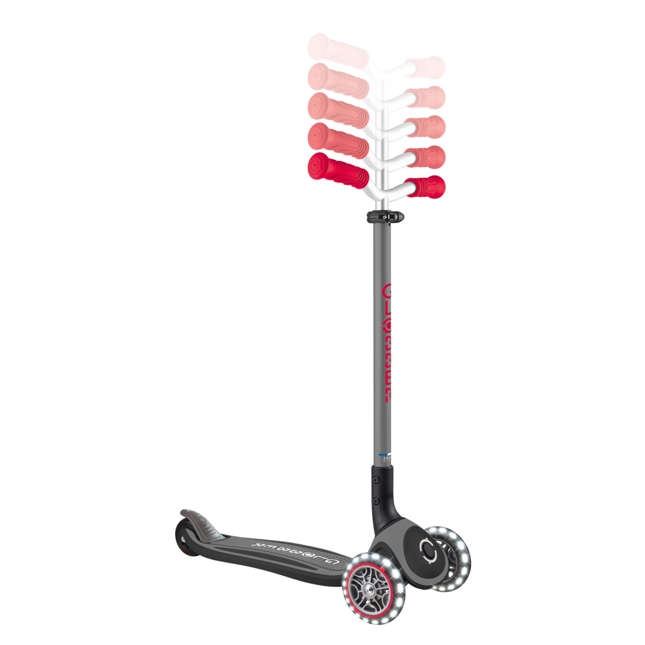 663 120 3 Wheel Adjustable Scooters With Lights