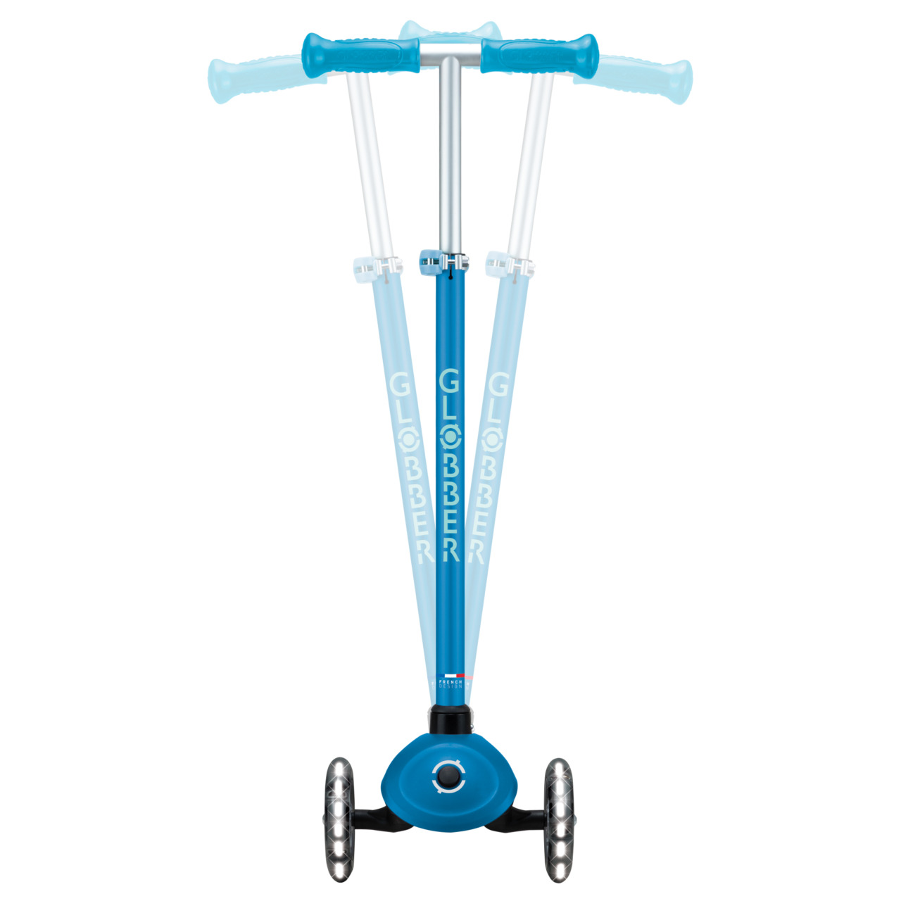 05 443 100 3 Wheel Scooter With Steering Lock