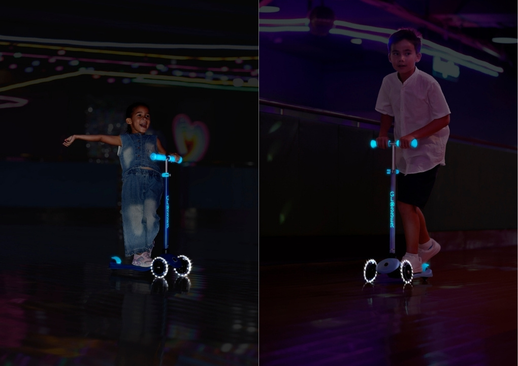 02 443 Glow In The Dark Scooter For Kids