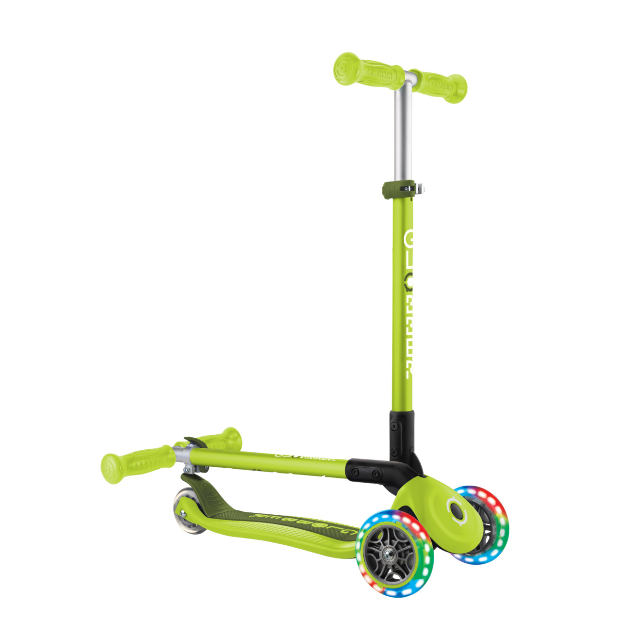432 106 3 3 Wheel Folding Scooter With Lights