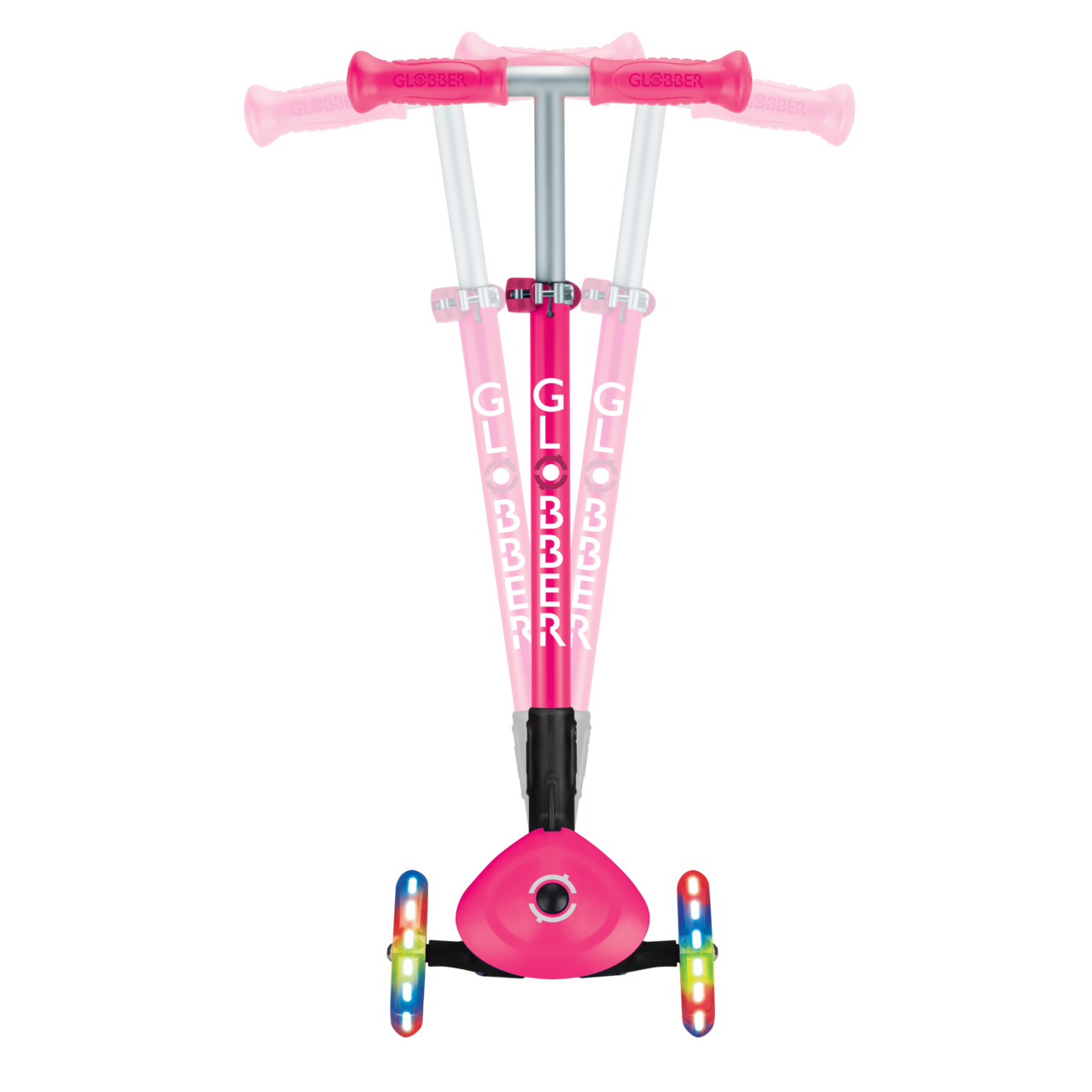432 110 3 Folding Scooter With Steering Lock