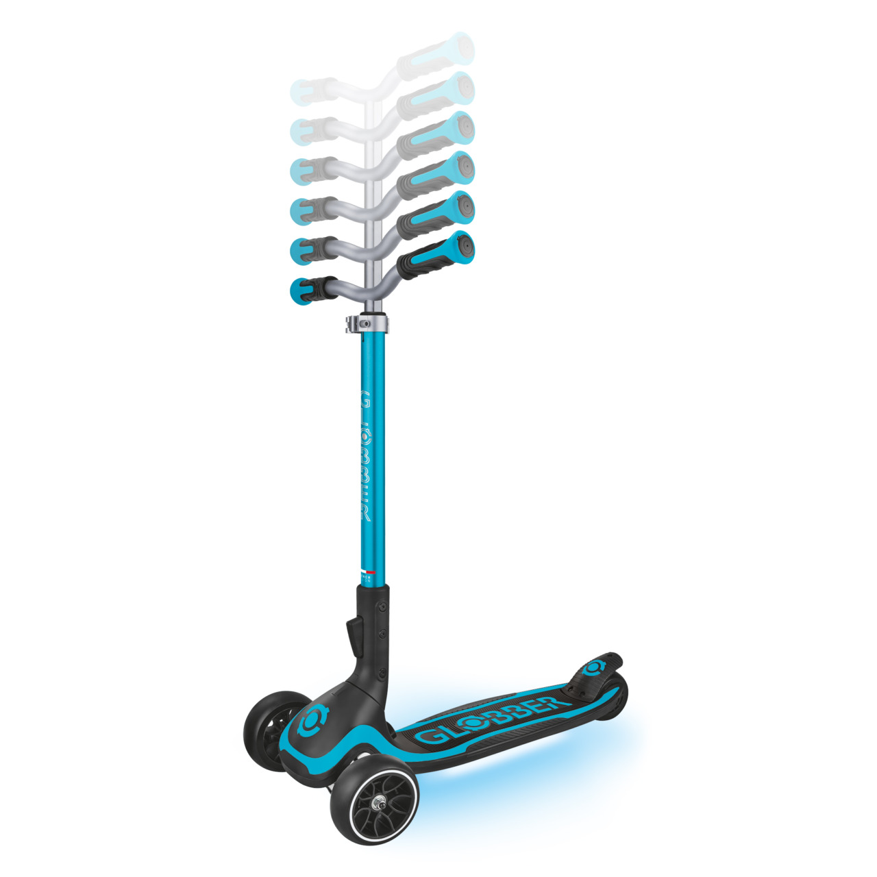 06 613 101 2 Height Adjustable Light Up Scooter