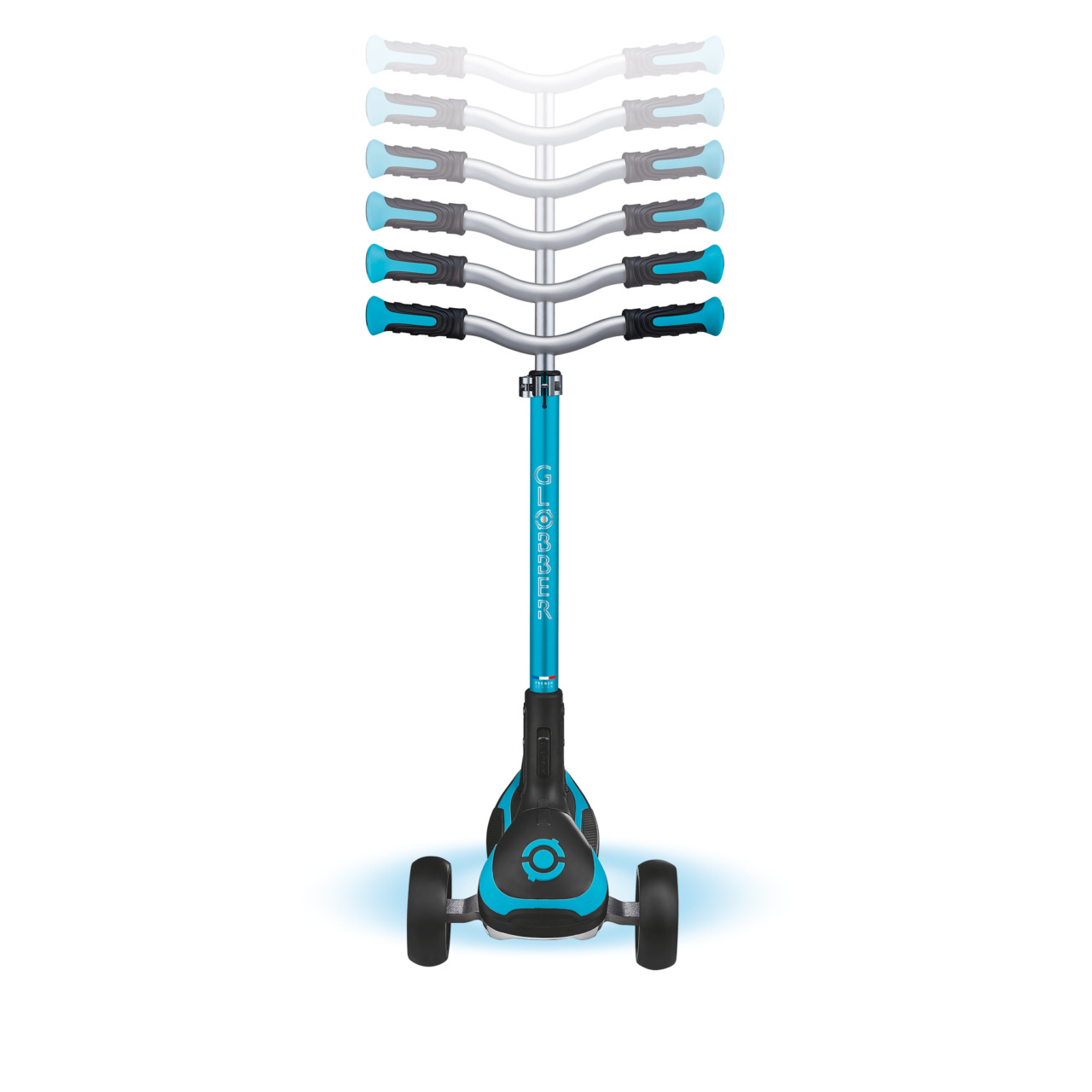 07 613 101 2 Ight Up Scooter With 6 Height Adjustable T Bar