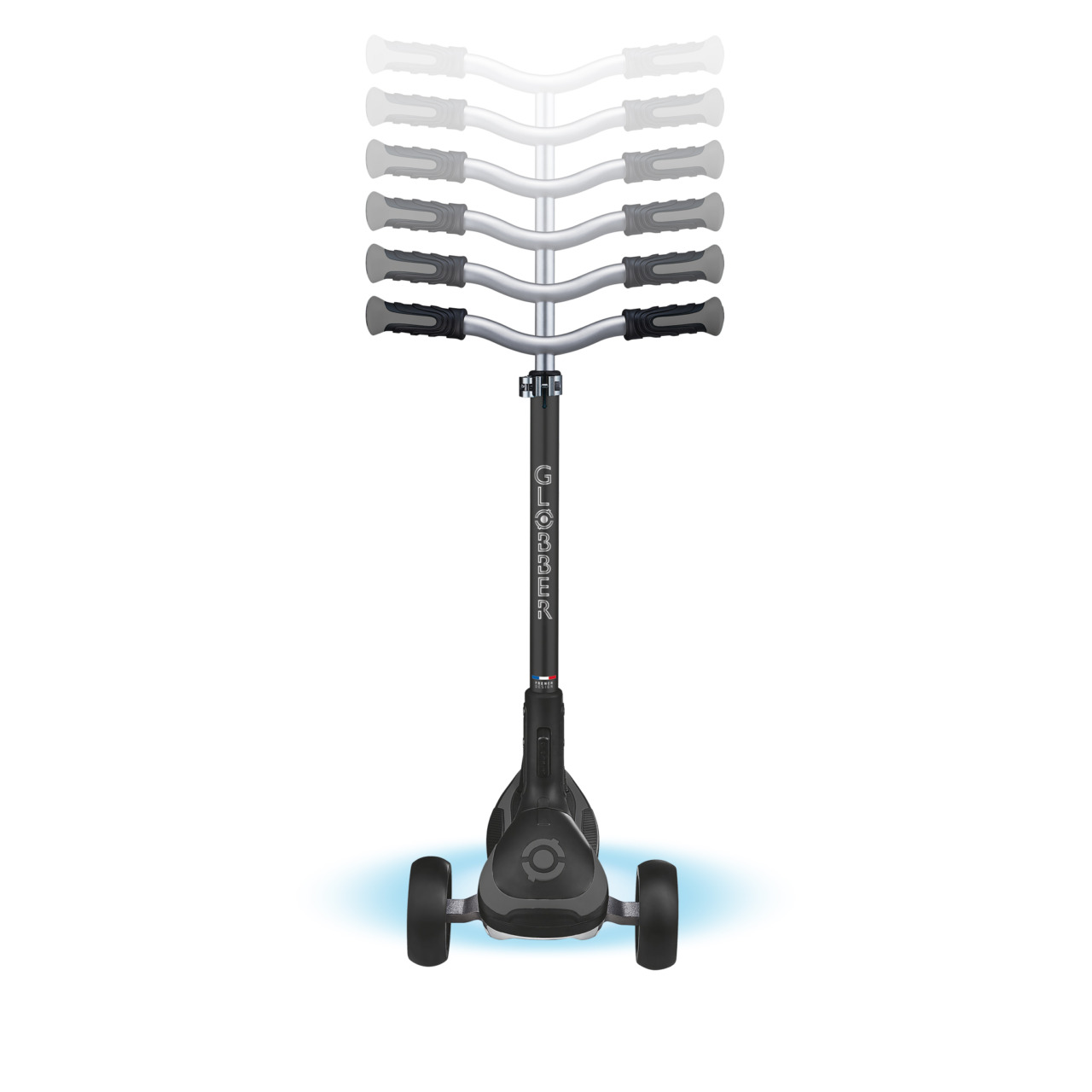 07 613 120 2 Light Up Scooter With 6 Height Adjustable T Bar
