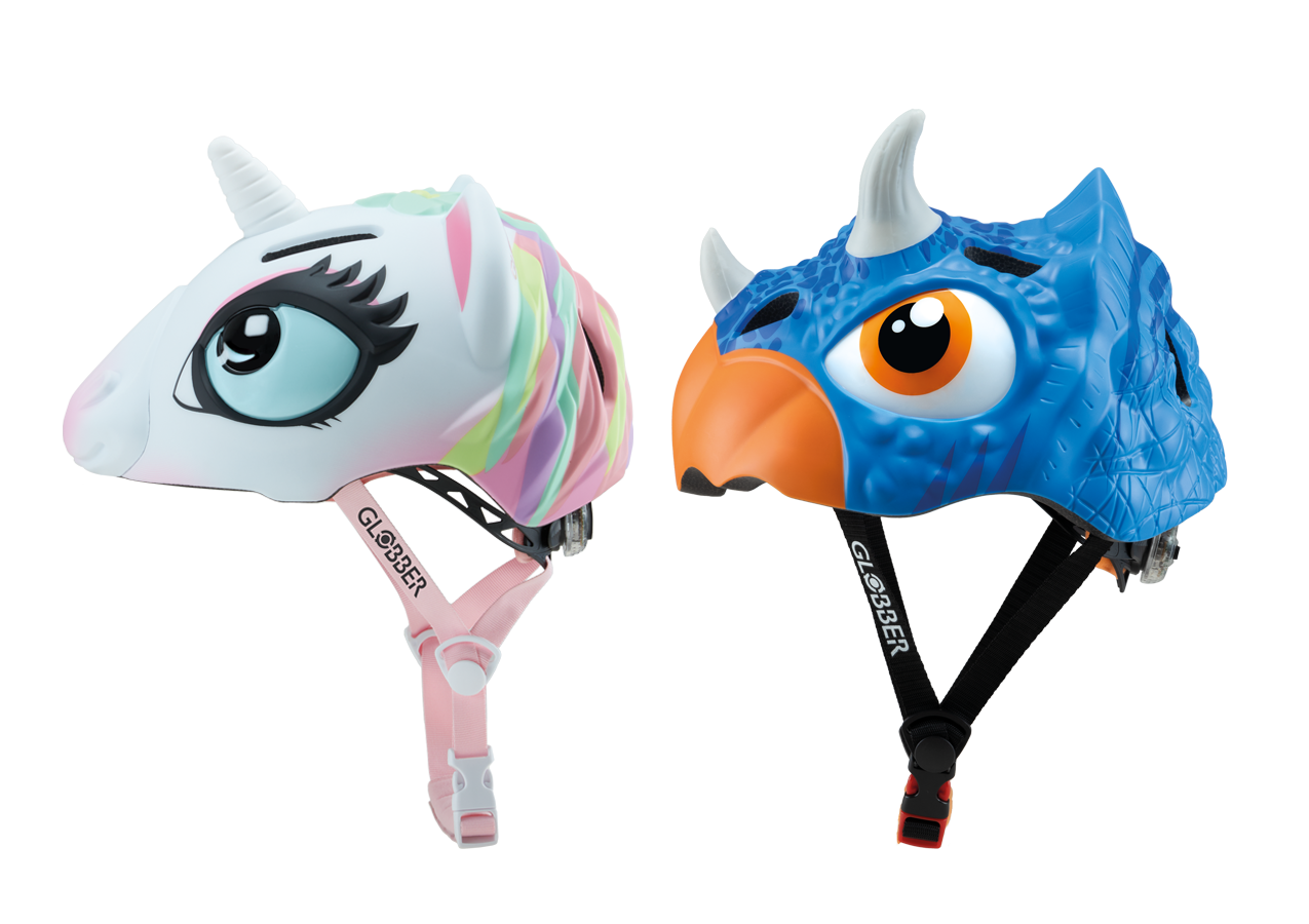 Dino Helmet And Unicorn Helmet