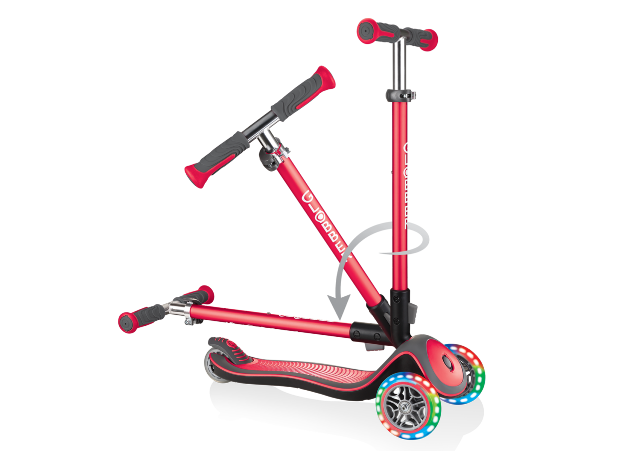 Foldable Scooter With Led Wheels 1280x904