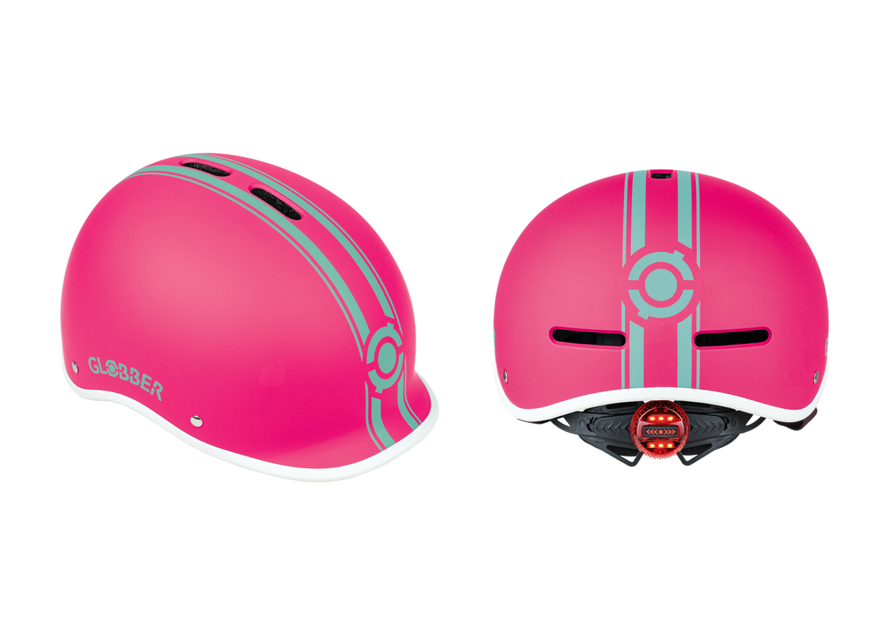 Kids Helmet With Strong Outer Shell And LED Rear Lights